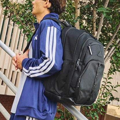 adidas Prime 7 Backpack for Laptop, School and Travel, 37L - color: Black