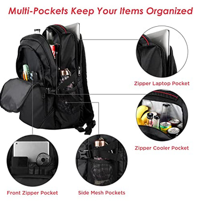 OUTXE Cooler Backpack 22L Insulated Cooler Bag for 15.6" Laptop Lunch Backpack for Work Daily Backpacks