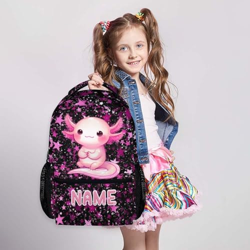 Kids Schoolbag Custom Girls Backpack for Children Teen School Supplies, Casual Animal Bookbag for Preschool Elementary Kindergarten Travel Picnic Camp - color: Pink4
