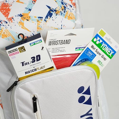 YONEX Badminton Racquet Backpack ADP1 0712|Ergonomic Straps|Hand Carry||Accessories Compartment|Racquet Compartment |Laptop& Main Compartment |Larger Bottle Pocket,