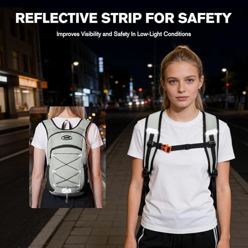 Ultra-Light Soft Daypack 15L/20L, Cushioned Breathable Back Panel Backpack, Lightweight Packable Travel Backpack (Gray, 20L) - color: Gray, size: 20L