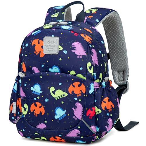 CAMTOP Toddler Backpack for Boys Girls 2-4, 12" H Kids Backpacks for Kindergarten Preschool, Small Bookbag for Daycare Travel (Boots Dinosaur, 12''- Not fit A4 folder) - color: Boots Dinosaur Blue, size: Age 2-4 (12'' H - Not Fit A4 Folder)