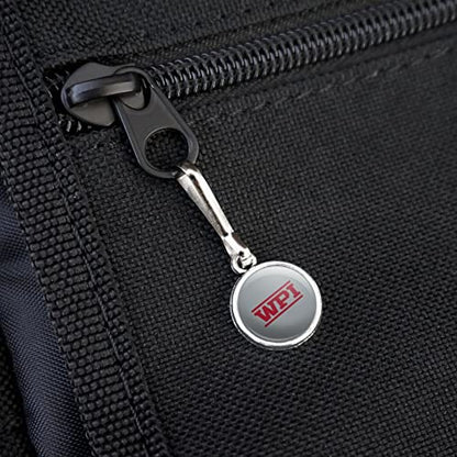 Worcester Polytechnic Goat Antiqued Charm Clothes Purse Suitcase Backpack Zipper Pull Aid