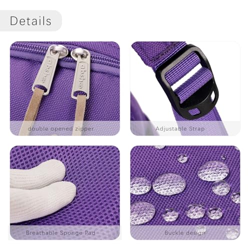 abshoo Basic School Backpack For College Middle High School Water Resistant Bookbag Travel Daypack (Purple) - color: Purple