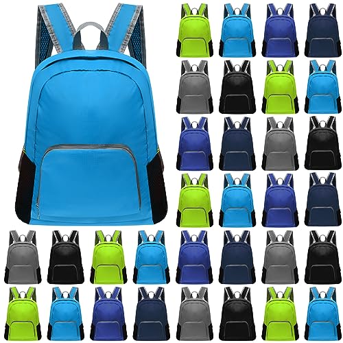 Patelai 48 Pcs 17" Backpacks in Bulk for School Kids Wholesale Bookbags Lightweight Back Pack for Girls Boys Outdoor Travel(Assorted Color) - color: Assorted Color