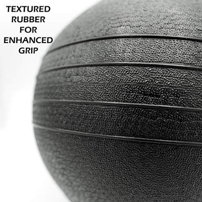 Valor Fitness Slam Ball - Durable Weighted Ball for Crossfit, Strength Training, HIIT, and Cardio Workouts, Non-Bounce Design, Multiple Weights Available - style: 20 lb