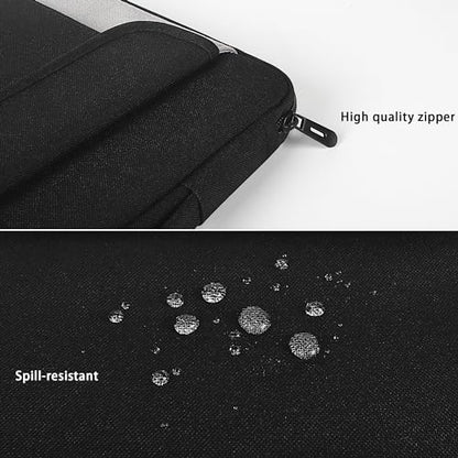 DOMISO 15.6-16 Inch Laptop Sleeve Case,Water-resistant Laptop Protective Case for MacBook Pro16,Dell XPS 16,Lenovo,HP, ASUS, Acer,Black - color: Black, size: 15.6-16 Inch