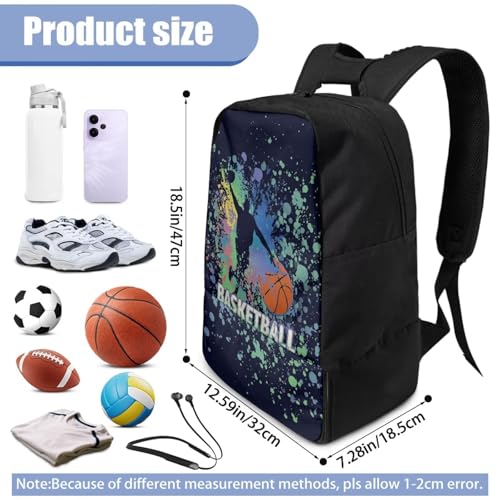 Basketball Backpack With Separate Ball Compartment And Shoes Fit Basketball Volleyball Football - color: Hoopster