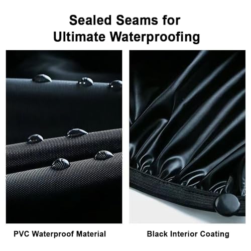 High Waterproof Rain Boot Covers, Heavy Duty Reusable Shoe Covers for Rain Snow Mud, Anti Slip Elastic Overshoes for Outdoor Cycling Walking - size: XX-Large