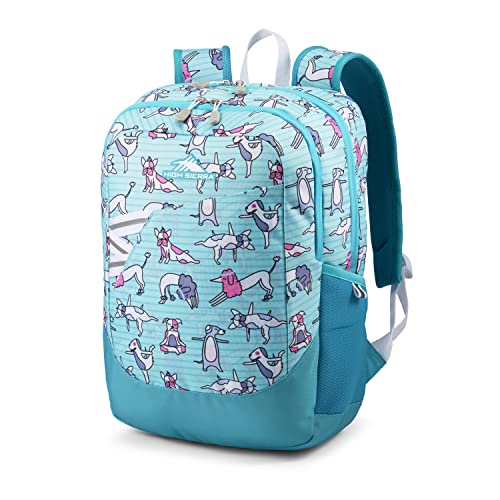 High Sierra Essential Backpack, Laptop Bookbag for Travel, Work, or School, Flexible Fetch, One Size - color: Flexible Fetch