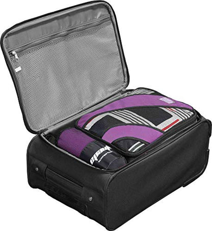 EPAuto 2-Pack Microfiber Quick Dry Towel Set - Lightweight, Super Absorbent & Compact Travel Towels (60"x30" & 24"x15") for Gym, Camping, Beach, Yoga & Backpacking, Purple - color: Purple