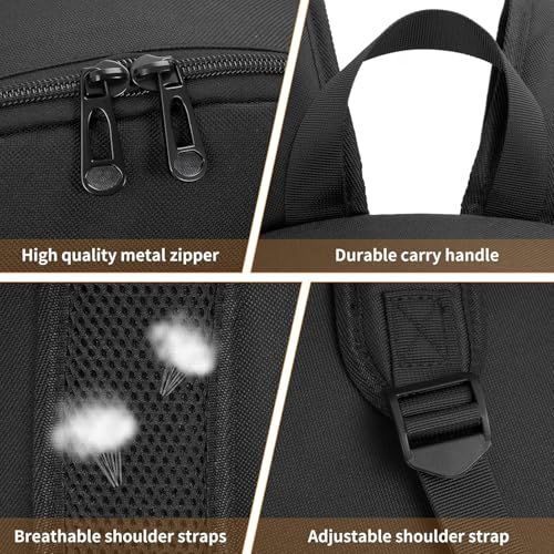 Camera Backpack for Photographers, DSLR Camera Bag, Professional Photography Case with 13.5 Inch Laptop Compartment & Tripod Holder & Waterproof Rain Cover Compatible for Sony Canon Nikon Black - color: Black Orange