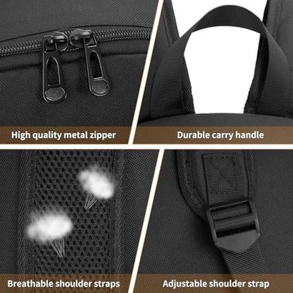 Camera Backpack for Photographers, DSLR Camera Bag, Professional Photography Case with 13.5 Inch Laptop Compartment & Tripod Holder & Waterproof Rain Cover Compatible for Sony Canon Nikon Black - color: Black Orange