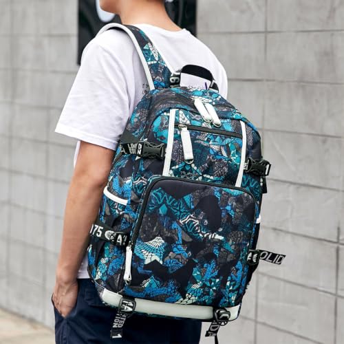 Basketball Player 23 Multifunction Backpack Travel Student Backpack Fans Bookbag For Men Women (C) - color: C