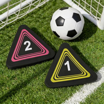 10pcs Numbered Sports Markers, 1-10 Football Training Marker, Anti-Slip Spot Floor Spots for Agility Drills, Basketball, Football Training, Sport Activities