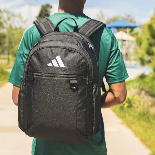 adidas Striker 3 Team Sports Backpack – Daypack for Sports Gym Travel, 36L, Maroon, OSFA - color: Maroon
