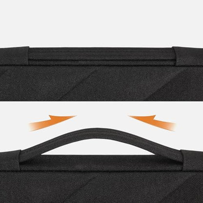 DOMISO 17 inch Laptop Sleeve Protective Case Cover Compatible with 17-17.3 inch HP Dell ASUS Lenovo Chromebook,Waterproof Computer Cases Bag with Handle,Black - color: Black, size: 17 inch