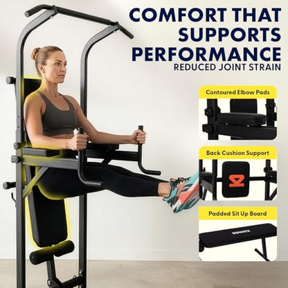 SQUATZ Fitness Board and Pull-Up Dip Station