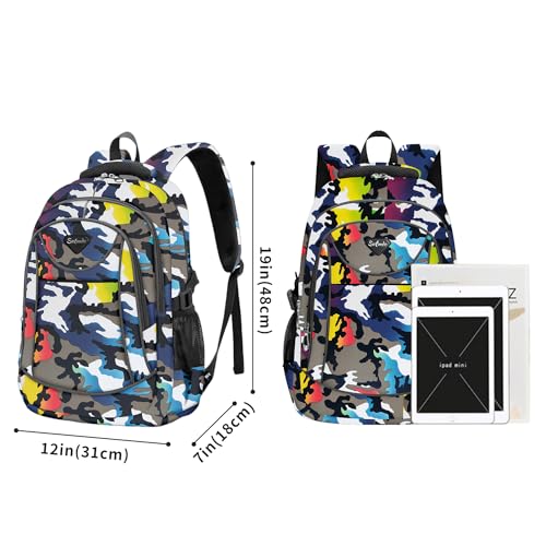 Casual Lightweight Backpacks for Boys & Girls, School Bookbags, 15 "Laptop Backpack, Travel Bag - color: 211mchua