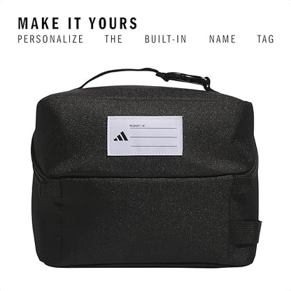 adidas Kids Affiliate Lunch Bag – Insulated Lunchbox for Girls and Boys, 6L - color: Black/White