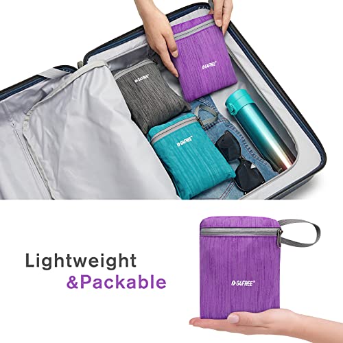 G4Free 10L/15L Hiking Backpack Lightweight Packable Hiking Daypack Small Travel Outdoor Foldable Shoulder Bag - color: Purple, size: 10L
