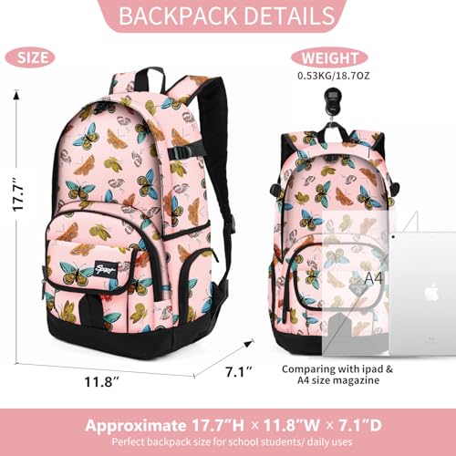 rickyh style School Backpack Travel Bag for Men & Women Lightweight College Back Pack with Laptop Compartmen - color: 04fhd