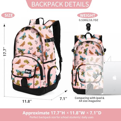 rickyh style School Backpack Travel Bag for Men & Women Lightweight College Back Pack with Laptop Compartmen - color: 04fhd