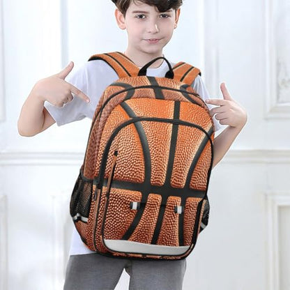 ALAZA Basketball Ball Stylish Backpack College Middle High School Bag Laptop Bag Casual Dayback Travel Business 17 inch