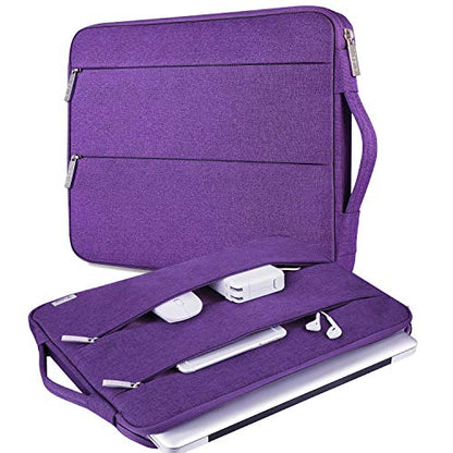 Voova Laptop Sleeve Carrying Case 14 15 Inch Compatible with MacBook Air 15 M2/M3/M4 2022-2025, MacBook Pro 15, Hp Chromebook 14, Waterproof Slim Computer Cover Bag,Purple - color: Purple, size: 14-15 Inch