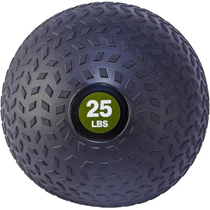 Fitvids Slam Medicine Wall Balls Workout Exercise Fitness Weighted Balls for Cross Training, Strength and Conditioning Exercises, Cardio and Core Workouts - style: 25 Pounds