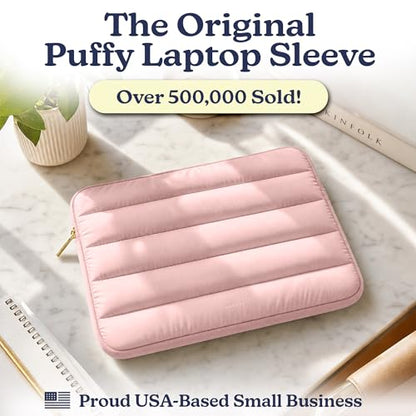 Vandel The Original Puffy Laptop Sleeve Case, 13-14 inch Laptop Sleeve Bag Case 13.3 Inch, Compatible with MacBook Air 13, Pro 14/13 iPad Pro 12.9, HP Dell ASUS, Computer Bag Cover - color: h. Pink, size: 13-14 Inch