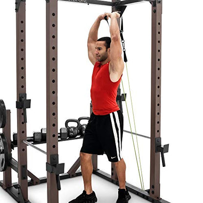 Steelbody Industrial Inspired Heavy Duty Home Gym System for Bodybuilding and Strength Training Available for Full Cage, Squat Rack and Power Tower - color: Kodiak Brown - Monster