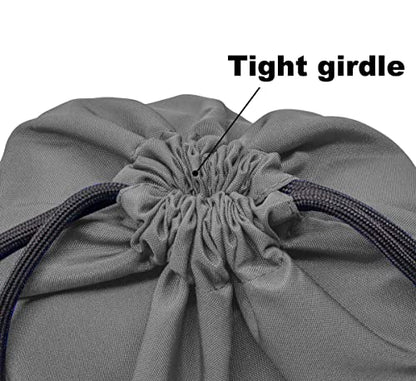 HOLYLUCK Drawstring Backpack Bag Sport Gym Sackpack - color: Dark Grey