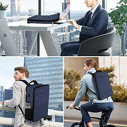 ZINZ Slim & Expandable Laptop Backpack 15 15.6 16 Inch Case, Water Resistant Travel Backpack Compatible with MacBook Pro/Neo 16" 15", Dell XPS 15 16 and Most 15" 15.6" 16" Notebooks，B01L01 - color: B01l01, size: 15"-16"