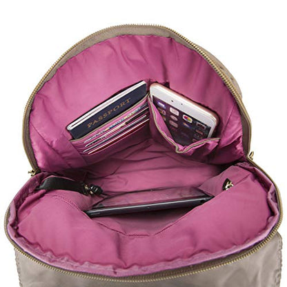 Travelon Anti-Theft Signature Slim Backpack - color: Sable