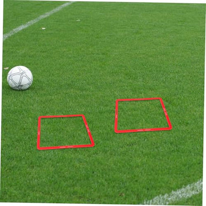 Toyvian 6pcs Portable Agility Rings for Soccer Training Multi Function Football Exercise Circles for Enhanced Flexibility and Footwork for Sports Activities