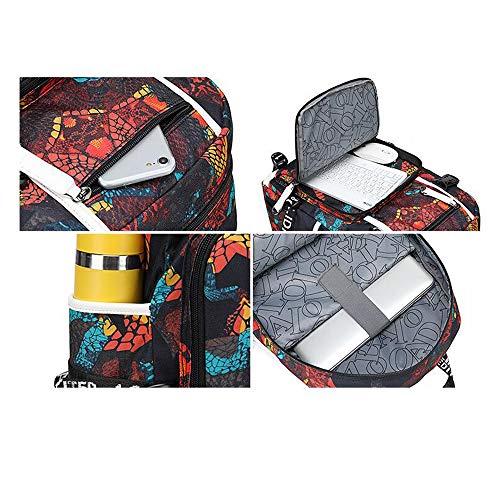 Basketball Player 3 Multifunction Backpack Travel Laptop Fans bag For Men Women - color: Blue - 1