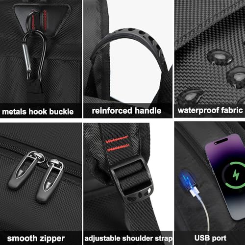 80L Large Travel Backpack with Shoe Compartment,Expandable Business Carry On Backpacks,Laptop Backpack with USB Charging Port (80) - size: 80