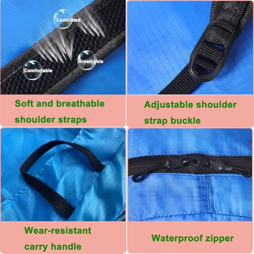 Foldable Daypack, Small Backpack, Hiking Backpack Daypack, Lightweight Waterproof Travel Packable Rucksack for Men and Women - color: Orange
