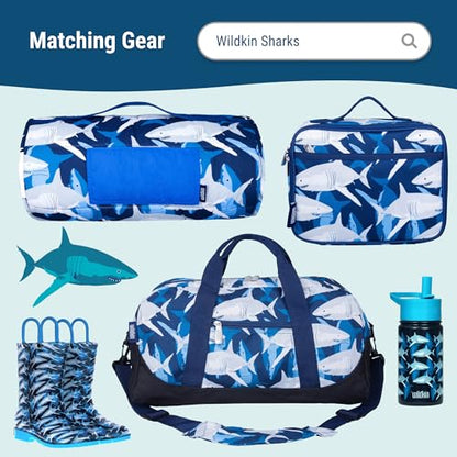 Wildkin 15 Inch ECO rPET Backpack for Kids, Sharks - color: Sharks, size: 15 Inch/12L