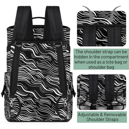 Gym Backpack, Water Resistant Carry-On Bag with Padded Shoulder Straps