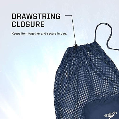 Speedo Drawstring Ventilator Mesh Equipment Bag - color: Formula One