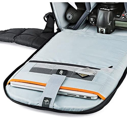 Lowepro LP37131, Flipside 500 AW II Camera Backpack, Fits Mirrorless, Compact Drone, DSLR with Lens, Extra Lenses, Black - size: BP 500 AW II