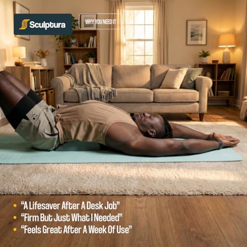 Foam Back Stretcher for Gentle Daily Stretching | Lumbar Support Pillow, Lower Back Relief, Posture Correction, Spine Support, Lightweight