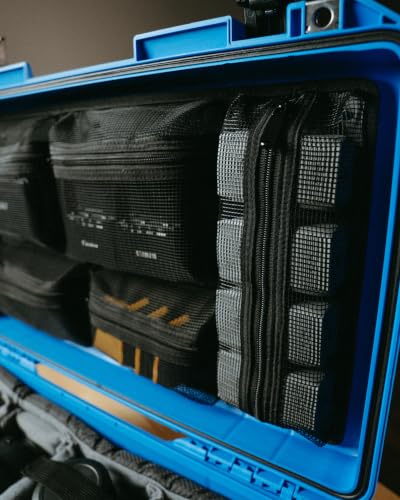 Upgraded Mesh Lid Organizer for Pelican 1510 Carry-On Case | Maximize Lid Storage & Organization