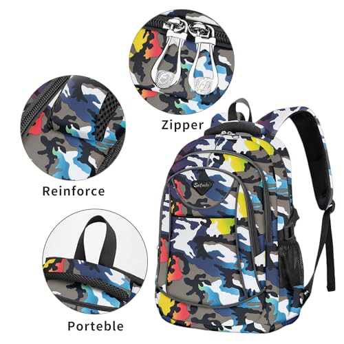Casual Lightweight Backpacks for Boys & Girls, School Bookbags, 15 "Laptop Backpack, Travel Bag - color: 211mchua