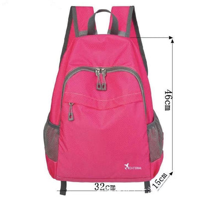 Geboldil Men's and women's waterproof backpack traveling backpack - color: Rose Red
