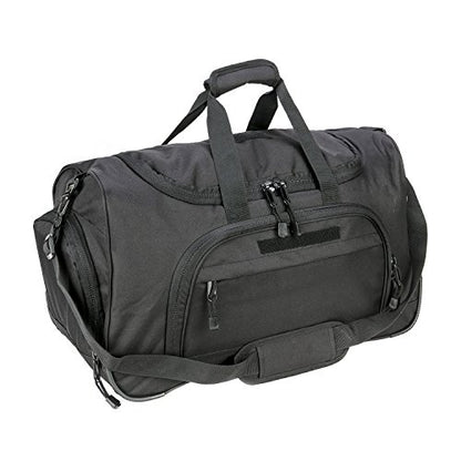 Gym Duffel Bag for Men Sports Duffel Bag with Shoe Compartment (BLACK-Model B) - color: BLACK-Model B