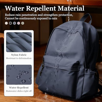 Middle School Backpack for Teen Girls,Cute College Backpack for Women,High School Bag,Travel Rucksack Casual Daypack,Bookbag - color: A6-blue Purple