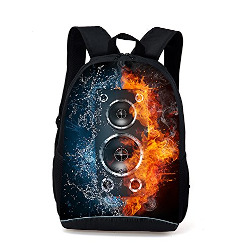 CAIWEI American Football Backpack School Bag (Burning sound) - color: Burning Sound, size: 17.2*11.7*5.5 Inch